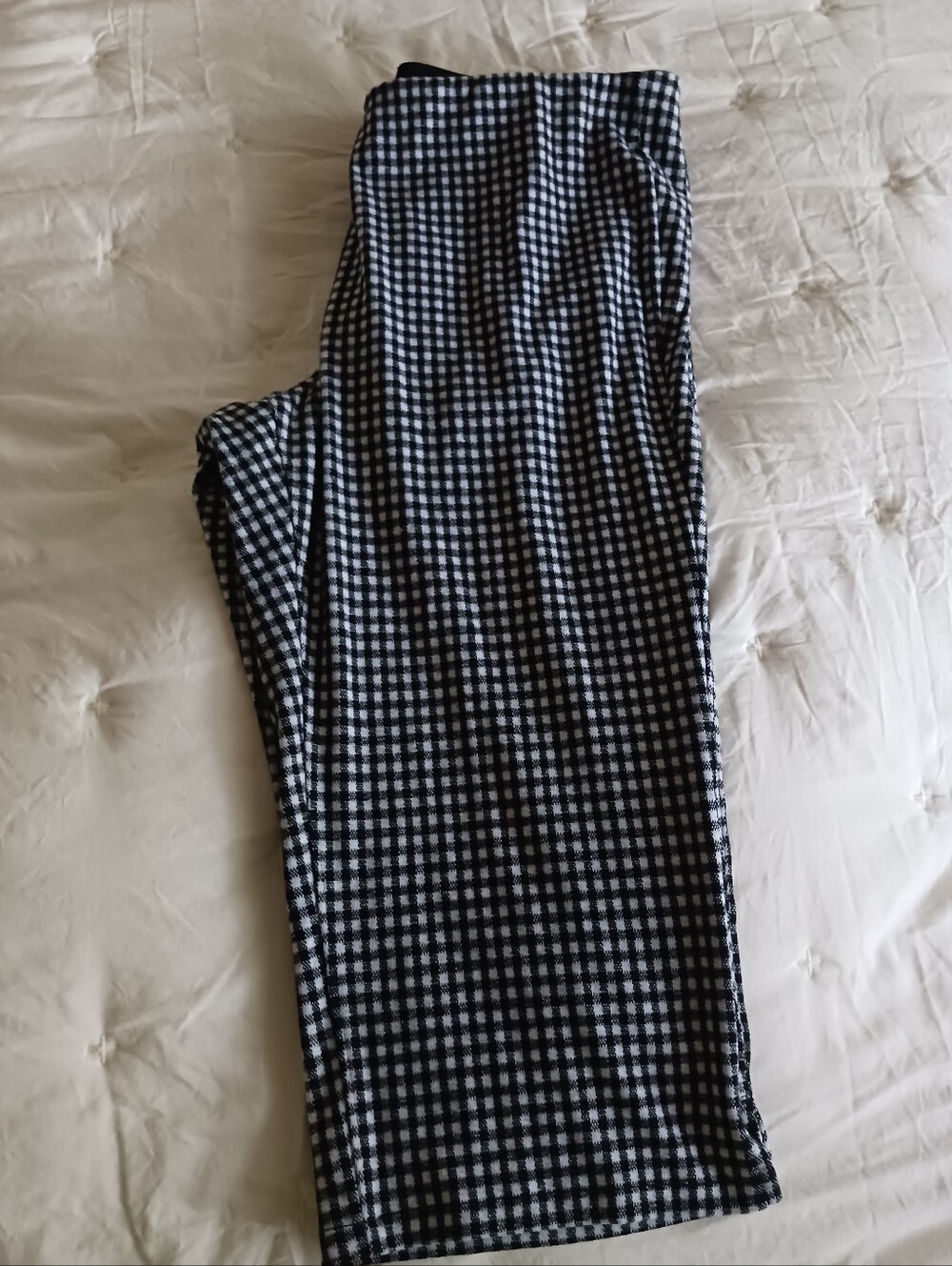 American Eagle Outfitters Black and White Gingham Pants - Picture 2 of 4